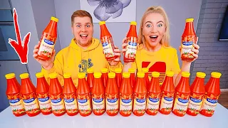 не выбирай КЕТЧУП СЛАЙМ ЧЕЛЛЕНДЖ 🍕 Лизун из случайных ингредиентов / KETCHUP Slime Challenge