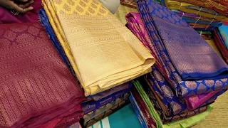 Kanchipuram Soft Silk Saree | Pure Handloom Silk Arani Pattu | Copper Zari Rs.550 Courier Available