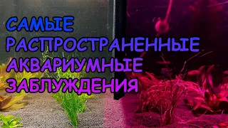 САМЫЕ РАСПРОСТРАНЕННЫЕ АКВАРИУМНЫЕ ЗАБЛУЖДЕНИЯ #АКВАМЕН #СВОИМИ_РУКАМИ