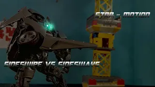 Transformers ROTF Sideswipe vs Sidesways Stop - Motion