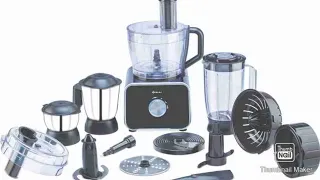 Bajaj FX 1000 DLX Food Processor Demo.