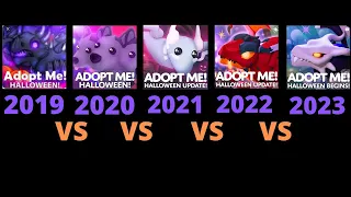 Halloween Event Comparison (2019 vs 2020 vs 2021 vs 2022 vs 2023) | Roblox Adopt Me!