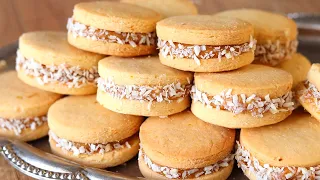 🇦🇷We are amazed! MELTING FAMOUS SHORTBREAD COOKIES with Filling TENDERNESS "ALFAJORES"