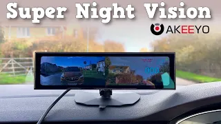 Akeeyo Dash Cam with Super Night Vision!! You need to see this!