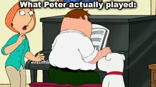 Pianos are Never Animated Correctly... (Family Guy Peter)