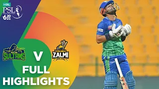 Full Highlights | Peshawar Zalmi vs Multan Sultans | Match 21 | HBL PSL 6 | MG2T