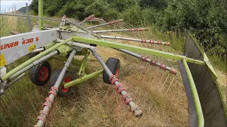 [CAPVIEW] Gerstenstroh schwaden 2019 | Claas Liner 430s