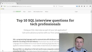 Топ вопросы на собеседовании по SQL: Введение.