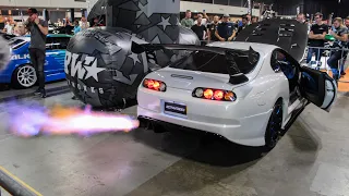 950HP FLAME THROWER Toyota Supra w/ Extreme BANGS