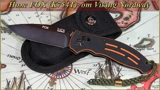 Knife FOX (K754T) from Viking Nordway. Review and Test