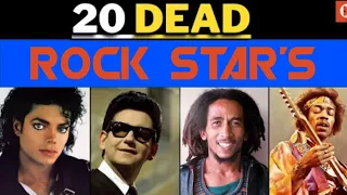 Legendary Dead Rock Stars |Celebs Rockstars Died  | Michael Jackson And More