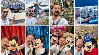 Theme Park Challenge! | All 4 Disney World Parks, Rides, Iconic Snacks & Meeting Mickey At Each Park