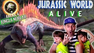 JURASSIC WORLD ALIVE 🦖 COMBATES con DINOSAURIOS NUEVOS 🦕 Juegos para niños y familias