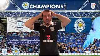 PYROS, LIMBS AND CELEBRATIONS AS LEICESTER ARE CHAMPIONS! | PNE 0-3 Leicester City Match Vlog