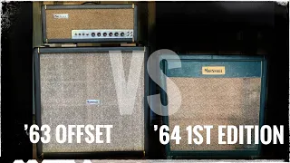 Comparing the earliest Marshall Halfstack to the earliest Combo Bluesbreaker