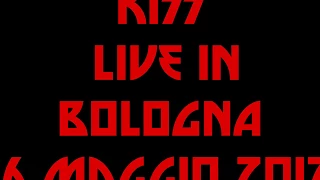 KISS LIVE IN  BOLOGNA UNIPOL ARENA 16 MAGGIO 2017