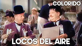 Locos del aire | El Gordo y el Flaco | COLOREADO | Película clásica en español