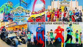 Warner Bros. Movie World | Fun Theme Park For Kids |Gold Coast Queensland |Super Heroes Face to face