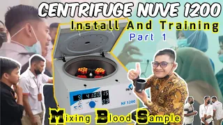 Cara Pemakaian Alat Centrifuge Nuve NF 1200 Part 1 || Laboratory Centrifuges || Centrifuge Machine