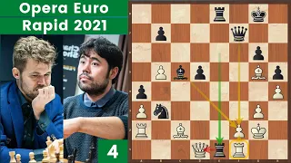 Il Miraggio! - Carlsen vs Nakamura | Euro Opera Rapid 2021