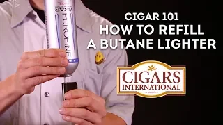CIGAR 101 | How to Refill a Butane Lighter