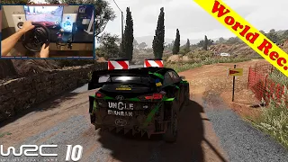 Hyundai i20 WRC 10 Rally Catalunya Flat Out | World Record | T300RS Gameplay