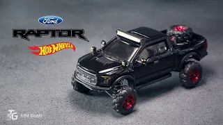 Ford Raptor Hot Wheels Custom with Suspension