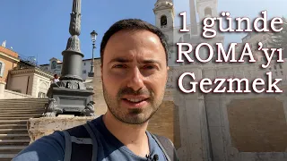 BİR GÜNDE ROMA'YI GEZMEK [4K] - ROMA'DA GEZİLECEK YERLER