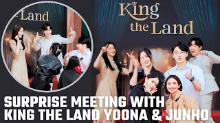 "King The Land" stars Im Yoona and Lee Junho Surprise Meeting in Korea (Photo with Sarang & Guwon)