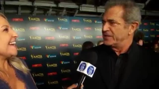 Mel Gibson International AACTAs Red Carpet and Best Director Win