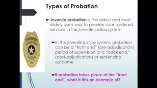 CRIJ 4313 Chapter 8: Probation