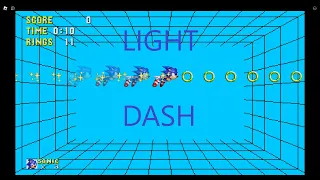 Classic sonic simulator / Como hacer Light dash en 1 minuto (Fácil y rápido)