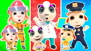 Rescue Team Mission 🚓🚑🚒 Police, Doctor, Firefighter | Dolly and Friends 3D | Cartoon for Children