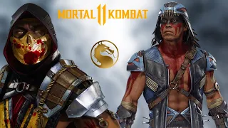 Mortal Kombat 11: Scorpion Vs NightWolf Online Gameplay