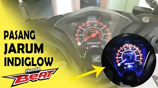 Cara Pasang Jarum Indiglow LED Menyala Honda Beat | Tutorial Modifikasi Jarum Speedometer Motor