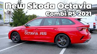 New Skoda Octavia Combi RS 2021 Test Drive POV Review