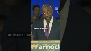 Sen. Raphael Warnock Thanks Supporters After Winning Georgia Runoff