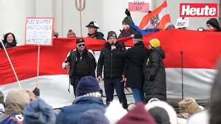 Tausende bei illegaler Corona-Demo in Wien