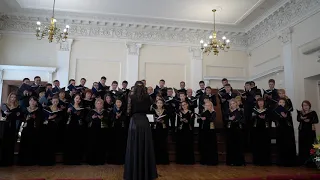 1. Моцарт Missa brevis D - dur; 2. В.Ходош  "Зорюшки -зори"3. А. Ахметова "Деревенские притчи".