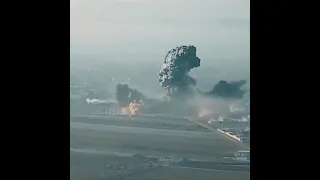 Ужасающая ОДАБ. Объемно-детонирующая бомба. (предположительно кадры из Сирии).