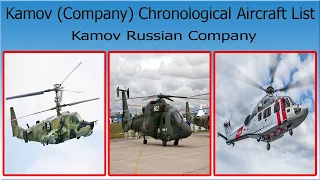 Kamov (Company) Chronological Aircraft List