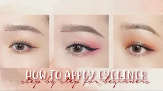 Hướng dẫn kẻ eyeliner từ A đến Z 💯 How to apply eyeliner for beginners 💯 Hena Makeup 💯 makeuptips