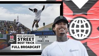 Men’s Skateboard Street Best Trick: FULL COMPETITION | X Games California 2023