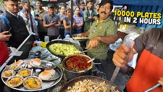 India's Biggest Food Tour Ep34 😍 Hyderabadi Dosa, Desi Ghee Thalipeeth, Puranpoli, Bipin Nashta