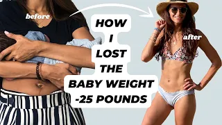 How To Lose Baby Weight After Pregnancy | HONEST 10 THINGS I did to lose weight postpartum!