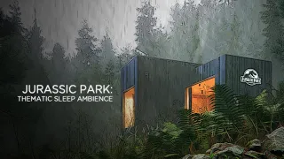 Jurassic Park Night Shift | Sleep Ambience | 90 Min of Relaxing Wind & Rain | Deep Sleep Soundscape