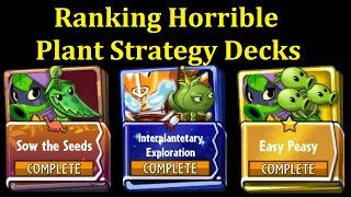 RCCH Ranks Horrible Plant Strategy Decks