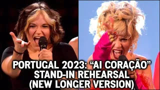 Portugal's Eurovision 2023 Stand-in rehearsal: "Ai Coração" (Originally by Mimicat) - Longer version