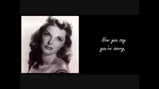 Julie London I cried a river over you (lyrics)