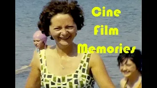 Camping Holiday in Spain (part 1), 1960s. Vintage Home Movie Cine Film